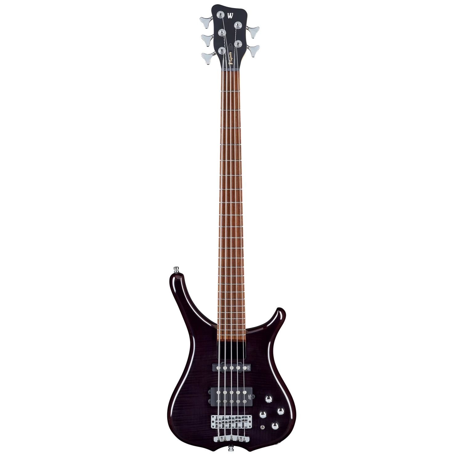 Warwick RockBass Infinity 5-String Bass, Nirvana Black Transparent High Polish 3 Warwick RockBass Infinity 5-String Bass, Nirvana Black Transparent High Polish