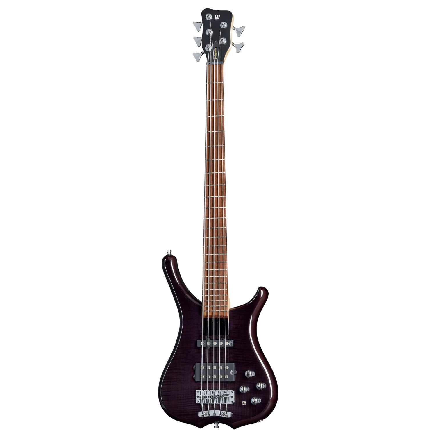 Warwick RockBass Infinity 5-String Bass, Nirvana Black Transparent High Polish 4 Warwick RockBass Infinity 5-String Bass, Nirvana Black Transparent High Polish - Image 2
