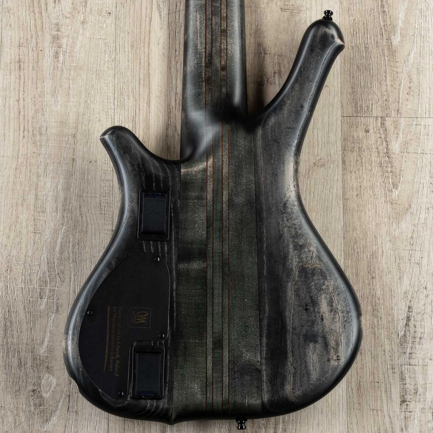 Mayones Comodous Classic 6, 6-String Bass, Liquid Black Raw, Eye Poplar Top, Aguilar Electronics 9 Mayones Comodous Classic 6, 6-String Bass, Liquid Black Raw, Eye Poplar Top, Aguilar Electronics - Image 7