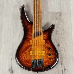 Ibanez SR5PBLTD Premium 5-String Bass, Roasted Birdseye Maple Fretboard, Dragon Eye Burst Low Gloss