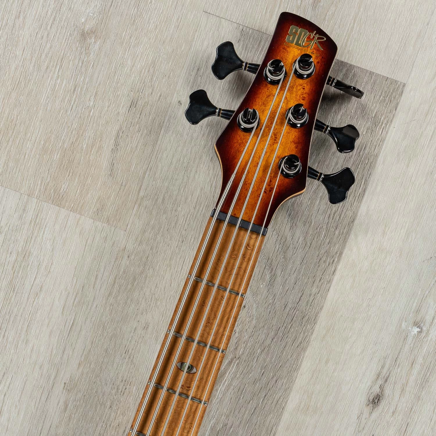 Ibanez SR5PBLTD Premium 5-String Bass, Roasted Birdseye Maple Fretboard, Dragon Eye Burst Low Gloss 10 Ibanez SR5PBLTD Premium 5-String Bass, Roasted Birdseye Maple Fretboard, Dragon Eye Burst Low Gloss - Image 8
