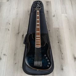 Mayones Jabba Mala 5 Federico Malaman Signature 5-String Bass, Blue Burst, Pau Ferro, Eye Poplar, Aguilar Pickups -Musical Instrument Store 20201109 dsc03224