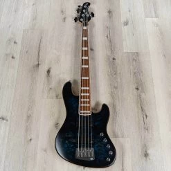 Mayones Jabba Mala 5 Federico Malaman Signature 5-String Bass, Blue Burst, Pau Ferro, Eye Poplar, Aguilar Pickups -Musical Instrument Store 20201109 dsc03227