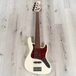 Sadowsky MetroLine 21-Fret Vintage J/J 5-String Bass, Red Alder Body, Solid Olympic White High Polish -Musical Instrument Store 20201124 dsc05941