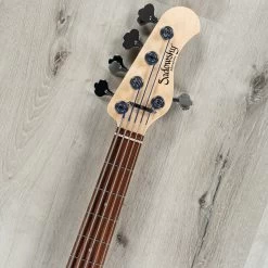 Sadowsky MetroLine 21-Fret Vintage J/J 5-String Bass, Red Alder Body, Solid Olympic White High Polish -Musical Instrument Store 20201124 dsc05949