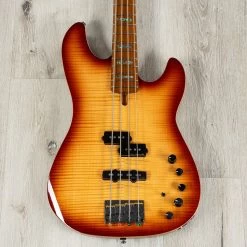 Sire Marcus Miller P10 4-String Bass Guitar, Roasted Maple Fretboard, Tobacco Sunburst