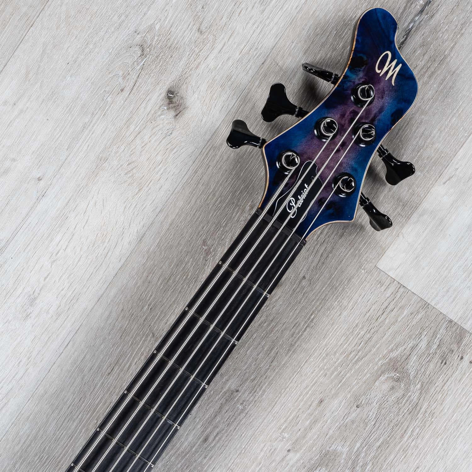 Mayones Patriot Custom 5, 5-String Bass, Dirty Purple Blue Burst 10 Mayones Patriot Custom 5, 5-String Bass, Dirty Purple Blue Burst - Image 8