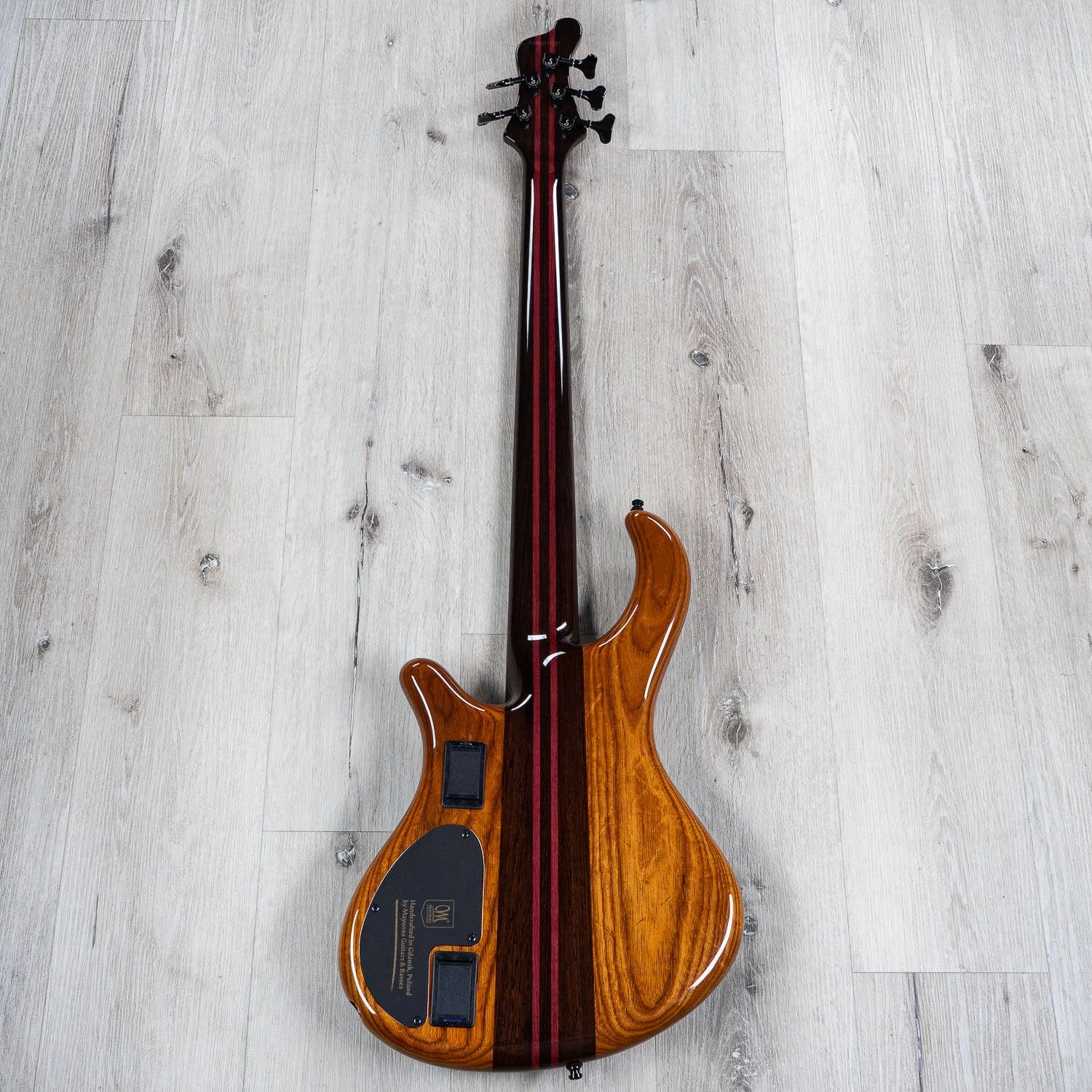 Mayones Patriot Custom 5, 5-String Bass, Dirty Purple Blue Burst 8 Mayones Patriot Custom 5, 5-String Bass, Dirty Purple Blue Burst - Image 6