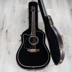 Takamine EF381SC 12-String Dreadnought Left-Handed Acoustic-Electric Guitar With Hard Case - Black 24 Takamine EF381SC 12-String Dreadnought Left-Handed Acoustic-Electric Guitar With Hard Case - Black -Musical Instrument Store 20210204 dsc07422