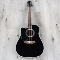 Takamine EF381SC 12-String Dreadnought Left-Handed Acoustic-Electric Guitar With Hard Case - Black 16 Takamine EF381SC 12-String Dreadnought Left-Handed Acoustic-Electric Guitar With Hard Case - Black -Musical Instrument Store 20210204 dsc07424