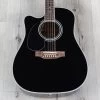 Takamine EF381SC 12-String Dreadnought Left-Handed Acoustic-Electric Guitar With Hard Case - Black -Musical Instrument Store 20210204 dsc07426