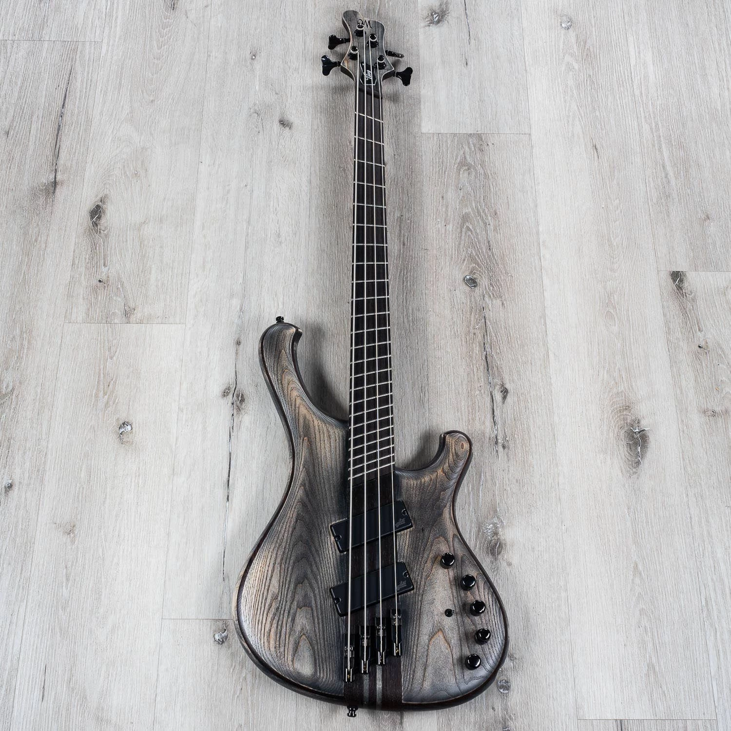 Mayones Viking VF 4 Multi-Scale 4-String Bass, Antique Black Matte 5 Mayones Viking VF 4 Multi-Scale 4-String Bass, Antique Black Matte - Image 3
