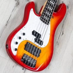 Sandberg California VM-5 5-String Left-Handed Bass, Cherry Sunburst -Musical Instrument Store 20210520 dsc01467