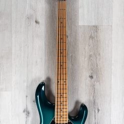 Ernie Ball Music Man StingRay 5 Special 5-String Bass, Maple Fretboard, Frost Green Pearl -Musical Instrument Store 20210602 dsc02622