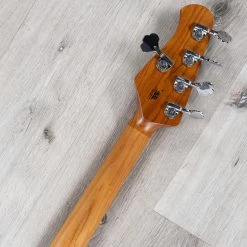 Ernie Ball Music Man StingRay 5 Special 5-String Bass, Maple Fretboard, Frost Green Pearl -Musical Instrument Store 20210602 dsc02624