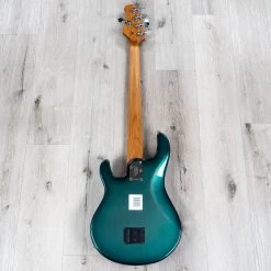 Ernie Ball Music Man StingRay 5 Special 5-String Bass, Maple Fretboard, Frost Green Pearl -Musical Instrument Store 20210602 dsc02626