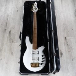 Ernie Ball Music Man BFR Bongo 5 HH 5-String Bass, Roasted Birdseye Maple Fretboard, Crescendo -Musical Instrument Store 20210723 dsc08212