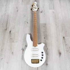 Ernie Ball Music Man BFR Bongo 5 HH 5-String Bass, Roasted Birdseye Maple Fretboard, Crescendo -Musical Instrument Store 20210723 dsc08213