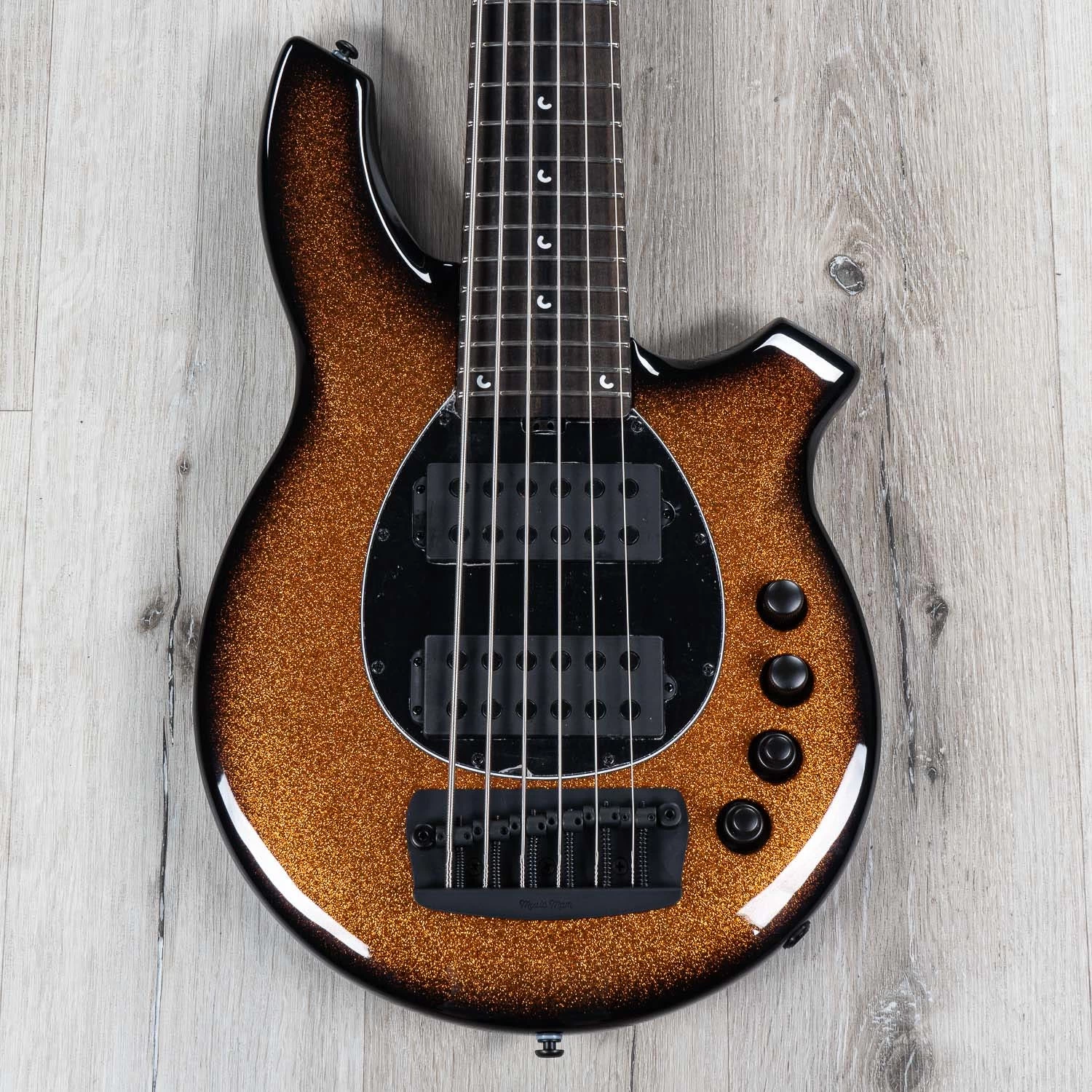 Ernie Ball Music Man Bongo 6 HH 6-String Bass, Ebony Fretboard, Harvest Orange 3 Ernie Ball Music Man Bongo 6 HH 6-String Bass, Ebony Fretboard, Harvest Orange