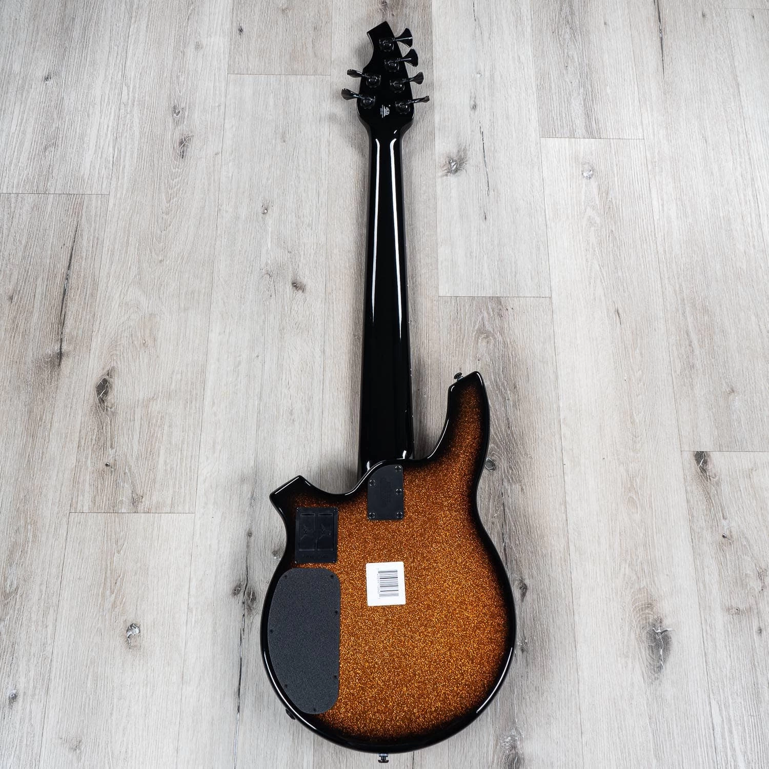 Ernie Ball Music Man Bongo 6 HH 6-String Bass, Ebony Fretboard, Harvest Orange 8 Ernie Ball Music Man Bongo 6 HH 6-String Bass, Ebony Fretboard, Harvest Orange - Image 6