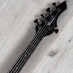 Ernie Ball Music Man Bongo 5 HH 5-String Bass, Ebony Fretboard, Harvest Orange -Musical Instrument Store 20210910 dsc02206