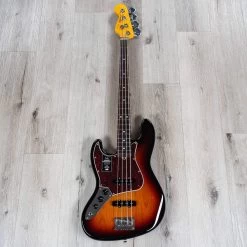 Fender American Professional II Left-Handed Jazz Bass, Rosewood Fretboard, 3-Color Sunburst -Musical Instrument Store 20210917 dsc02787