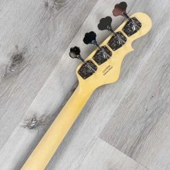 G&L Fullerton Deluxe JB Left-Handed Bass, Caribbean Rosewood Fretboard, 3-Tone Sunburst -Musical Instrument Store 20211029 dsc05932