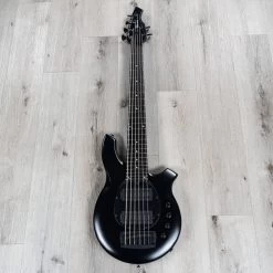 Ernie Ball Music Man Bongo 6 HH 6-String Bass, Stealth Black, Ebony Fingerboard 15 Ernie Ball Music Man Bongo 6 HH 6-String Bass, Stealth Black, Ebony Fingerboard -Musical Instrument Store 20211111 dsc06918