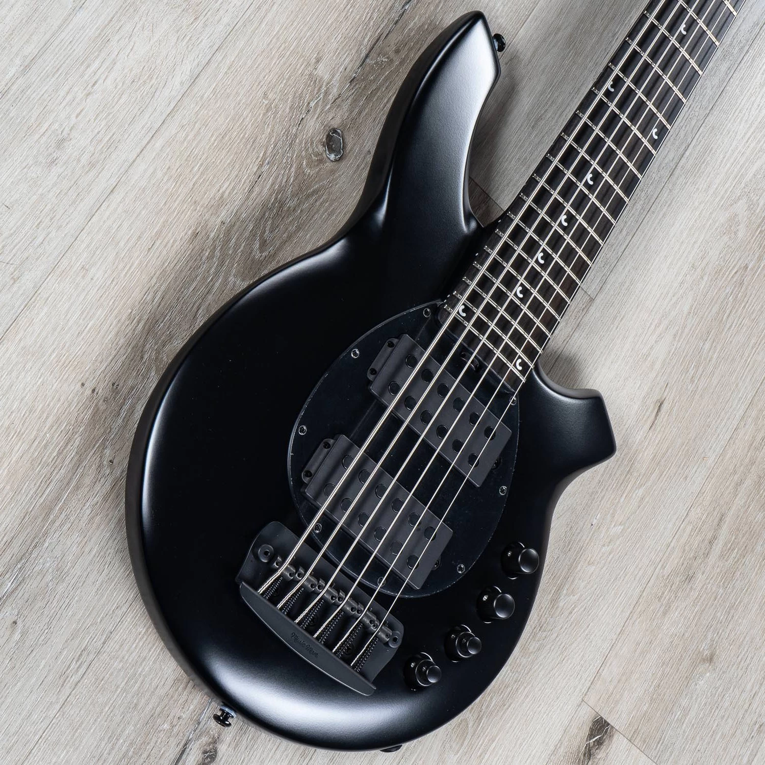 Ernie Ball Music Man Bongo 6 HH 6-String Bass, Stealth Black, Ebony Fingerboard 4 Ernie Ball Music Man Bongo 6 HH 6-String Bass, Stealth Black, Ebony Fingerboard - Image 2