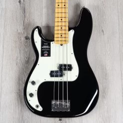 Fender American Professional II Left-Handed Precision Bass, Maple Fretboard, Black