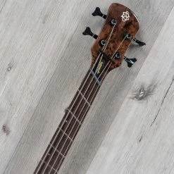 Spector NS Dimension 4 Multi-Scale Bass, Poplar Burl Top, Super Faded Black Gloss -Musical Instrument Store 20211221 dsc00475