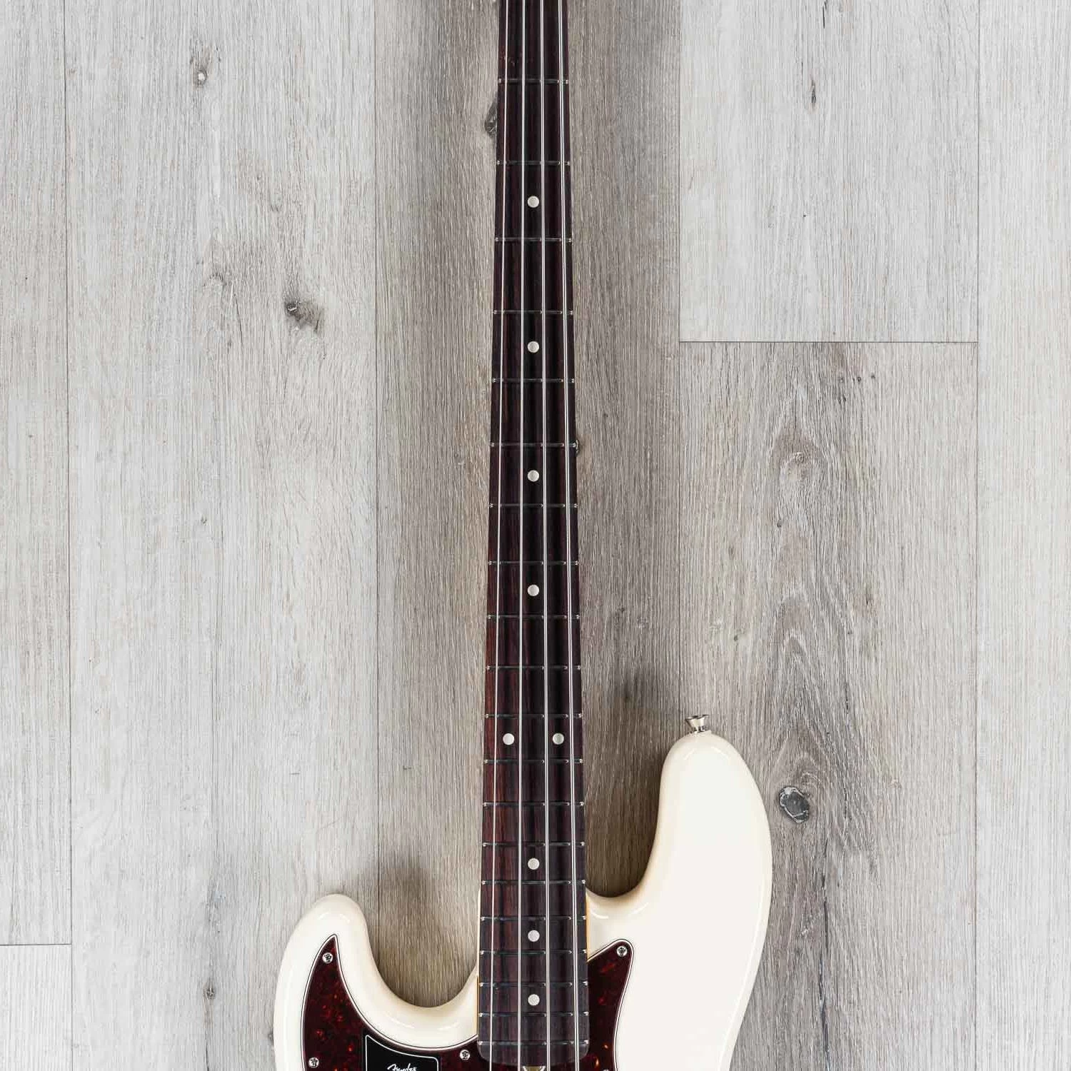 Fender American Professional II Jazz Bass Left-Hand, Rosewood Fretboard, Olympic White 6 Fender American Professional II Jazz Bass Left-Hand, Rosewood Fretboard, Olympic White - Image 4
