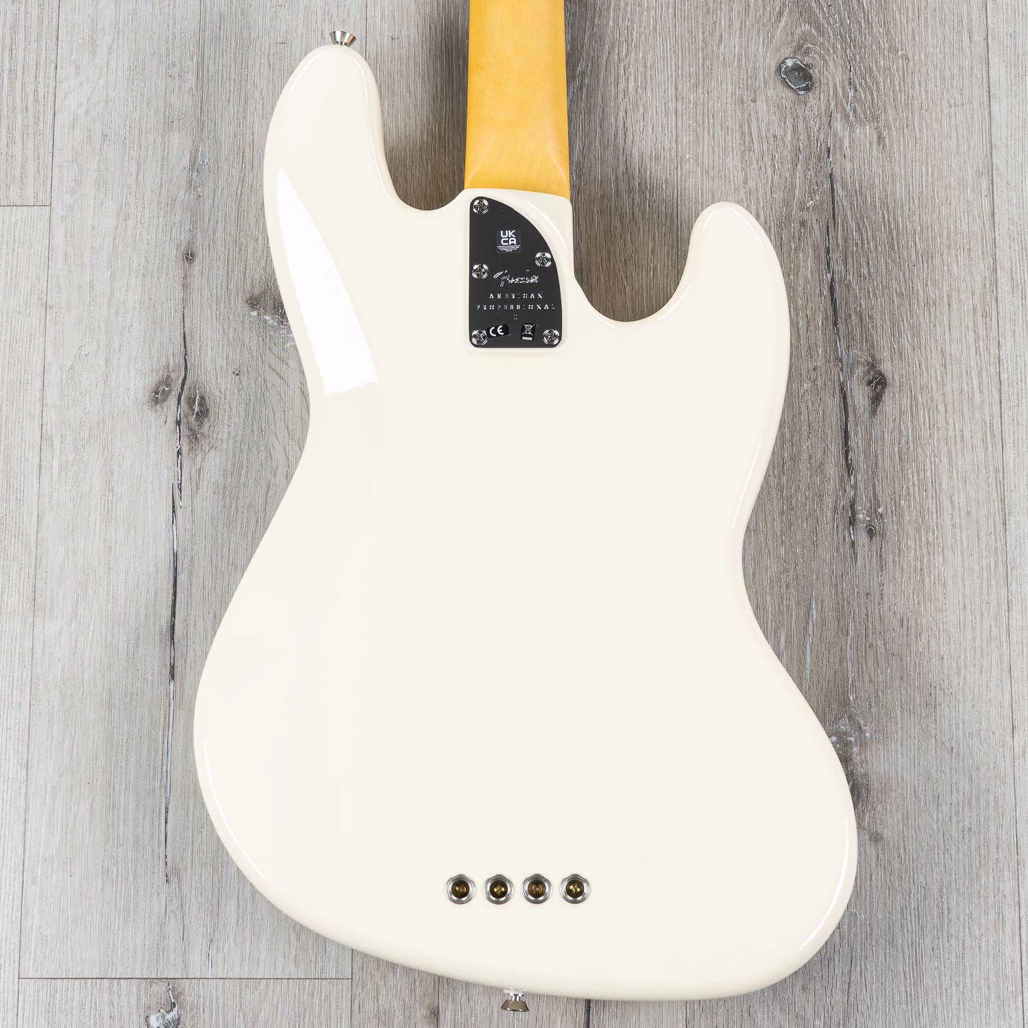 Fender American Professional II Jazz Bass Left-Hand, Rosewood Fretboard, Olympic White 9 Fender American Professional II Jazz Bass Left-Hand, Rosewood Fretboard, Olympic White - Image 7