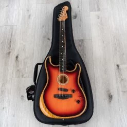 Fender American Acoustasonic Stratocaster Guitar, Ebony Fretboard, 3 Color Sunburst 22 Fender American Acoustasonic Stratocaster Guitar, Ebony Fretboard, 3 Color Sunburst -Musical Instrument Store 20220117 dsc02896