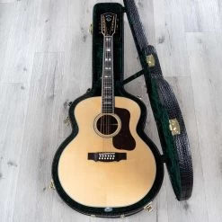 Guild USA F-512 12-String Acoustic Guitar, Ebony Fingerboard, Hard Case - Natural 24 Guild USA F-512 12-String Acoustic Guitar, Ebony Fingerboard, Hard Case - Natural -Musical Instrument Store 20220216 dsc06459