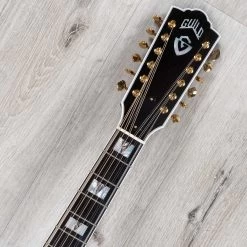 Guild USA F-512 12-String Acoustic Guitar, Ebony Fingerboard, Hard Case - Natural 22 Guild USA F-512 12-String Acoustic Guitar, Ebony Fingerboard, Hard Case - Natural -Musical Instrument Store 20220216 dsc06472