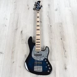 Mayones Jabba Classic 5 Bass Guitar, 5-String, Trans Blue -Musical Instrument Store 20220419 dsc08532