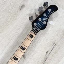 Mayones Jabba Classic 5 Bass Guitar, 5-String, Trans Blue -Musical Instrument Store 20220419 dsc08540