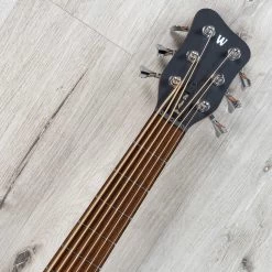 Warwick RockBass Alien Deluxe 6-String Acoustic Electric Bass, Natural Transparent Satin -Musical Instrument Store 20220421 dsc08802
