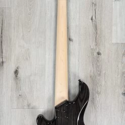 Lakland Skyline Series 55-OS 5-String Bass, Maple Fretboard, Translucent Black -Musical Instrument Store 20220630 dsc05402