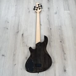 Lakland Skyline Series 55-OS 5-String Bass, Maple Fretboard, Translucent Black -Musical Instrument Store 20220630 dsc05403