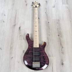 PRS Paul Reed Smith Grainger 5 10-Top Bass, 5-String, Purple Iris -Musical Instrument Store 20220709 dsc06075