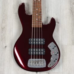 G&L USA L-2500 CLF Research Series 750 Bass, Ruby Red Metallic