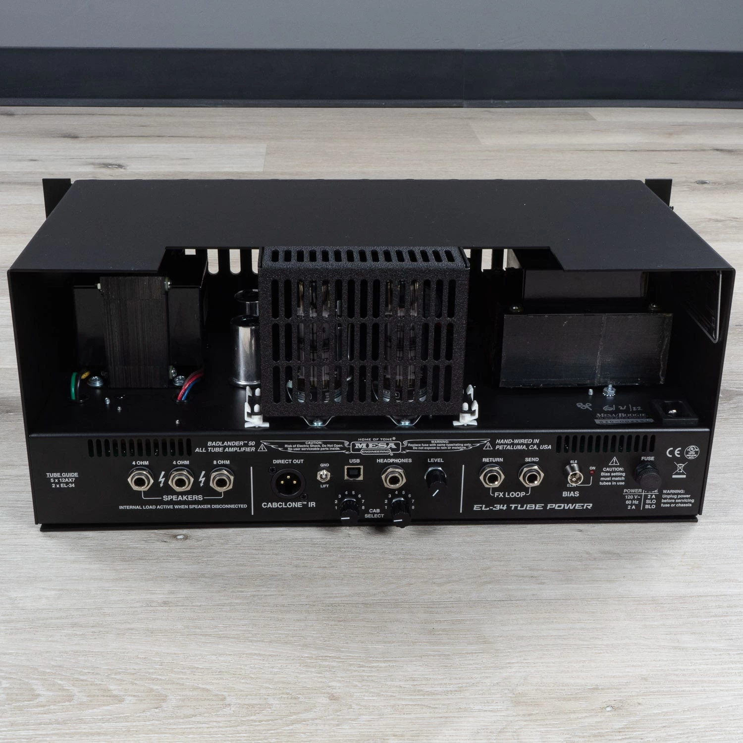 Mesa Boogie Rectifier Badlander 50 Rackmount 50/20-Watt Guitar Amp Head, Stealth Black 4 Mesa Boogie Rectifier Badlander 50 Rackmount 50/20-Watt Guitar Amp Head, Stealth Black - Image 2