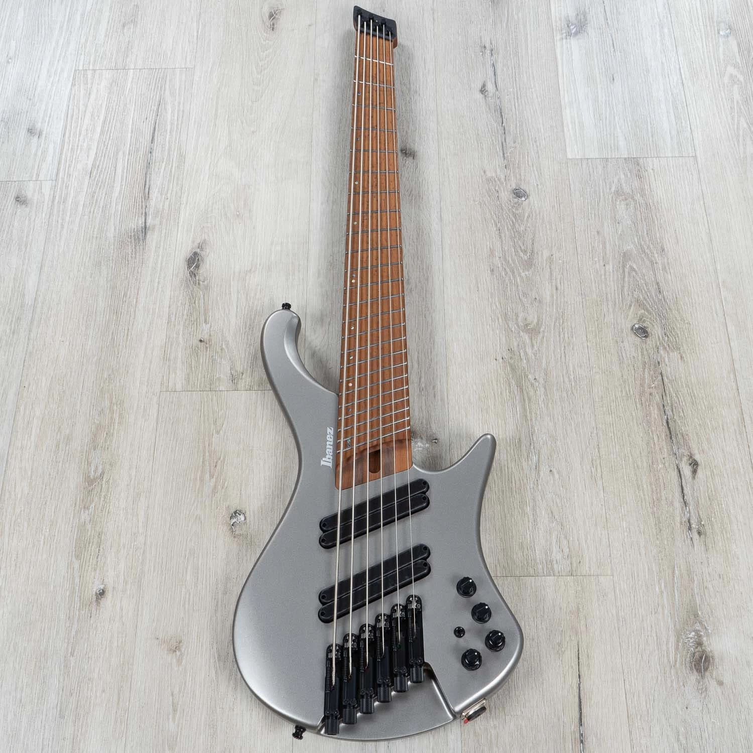 Ibanez EHB1006MS EHB Headless Multi-Scale 6-String Bass, Metallic Gray Matte 5 Ibanez EHB1006MS EHB Headless Multi-Scale 6-String Bass, Metallic Gray Matte - Image 3