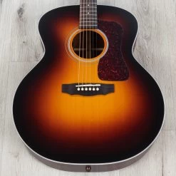Guild F-40E USA Acoustic-Electric Guitar, Antique Burst, Spruce Top, Mahogany Back And Sides, LR Baggs Element Preamp, HumiCase