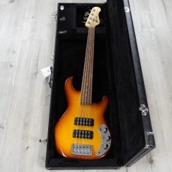 G&L CLF Research L2500 Bass, Caribbean Rosewood Fretboard, Old School Tobacco Sunburst -Musical Instrument Store 20221103 dsc01171