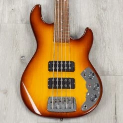 G&L CLF Research L2500 Bass, Caribbean Rosewood Fretboard, Old School Tobacco Sunburst