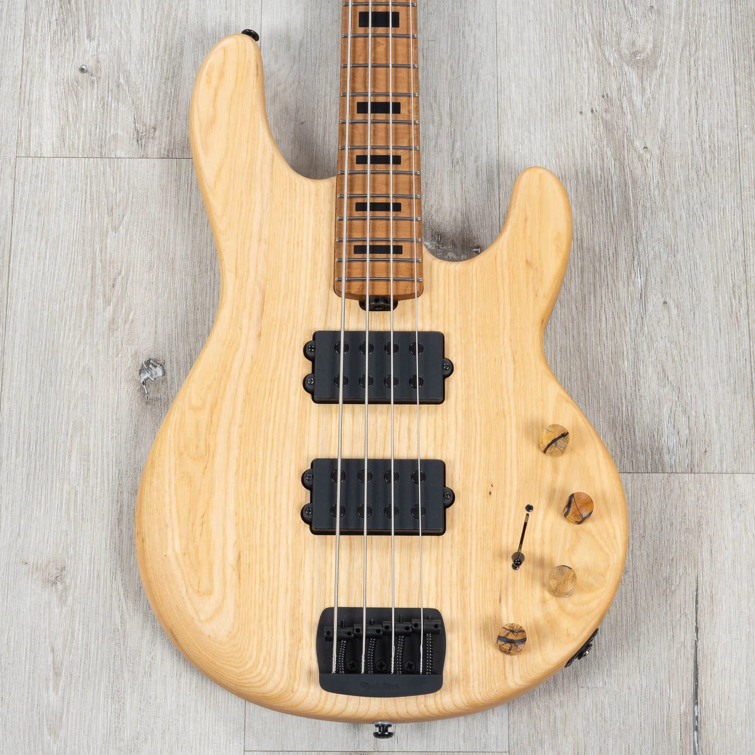 Ernie Ball Music Man BFR StingRay Special HH 'Slugger' Bass, Roasted Flame Maple Neck, Natural 3 Ernie Ball Music Man BFR StingRay Special HH 'Slugger' Bass, Roasted Flame Maple Neck, Natural