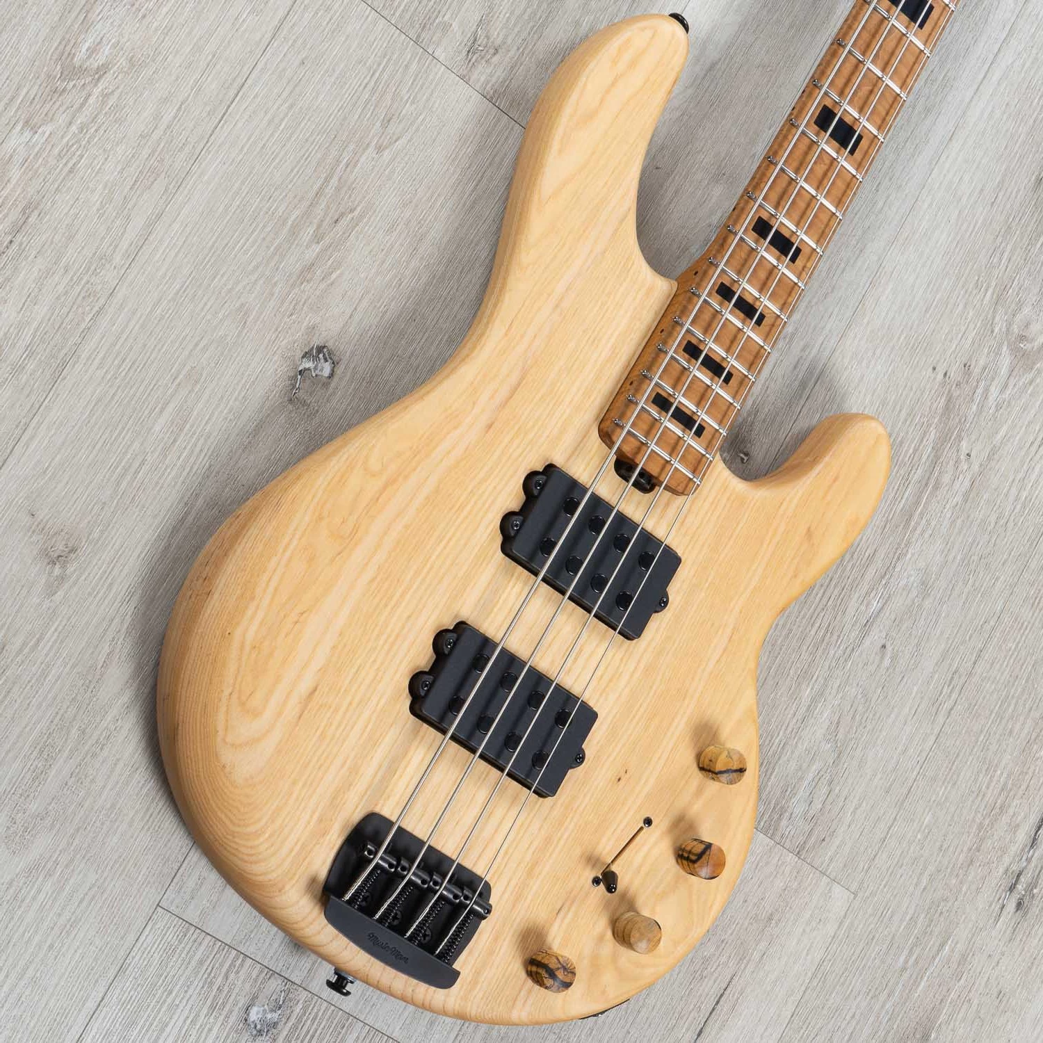 Ernie Ball Music Man BFR StingRay Special HH 'Slugger' Bass, Roasted Flame Maple Neck, Natural 4 Ernie Ball Music Man BFR StingRay Special HH 'Slugger' Bass, Roasted Flame Maple Neck, Natural - Image 2